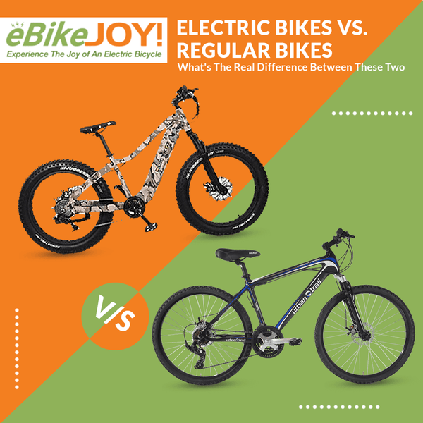 Electric Bikes VS Regular Bikes What's the Real Difference? eBikeJoy!
