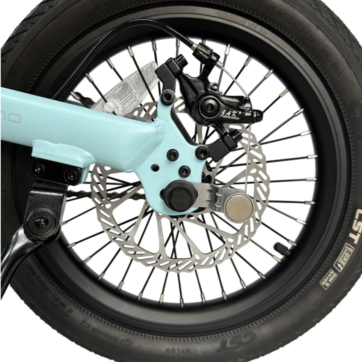 Qualisports Nemo Beach Cruiser Folding Cruiser Electric Bike