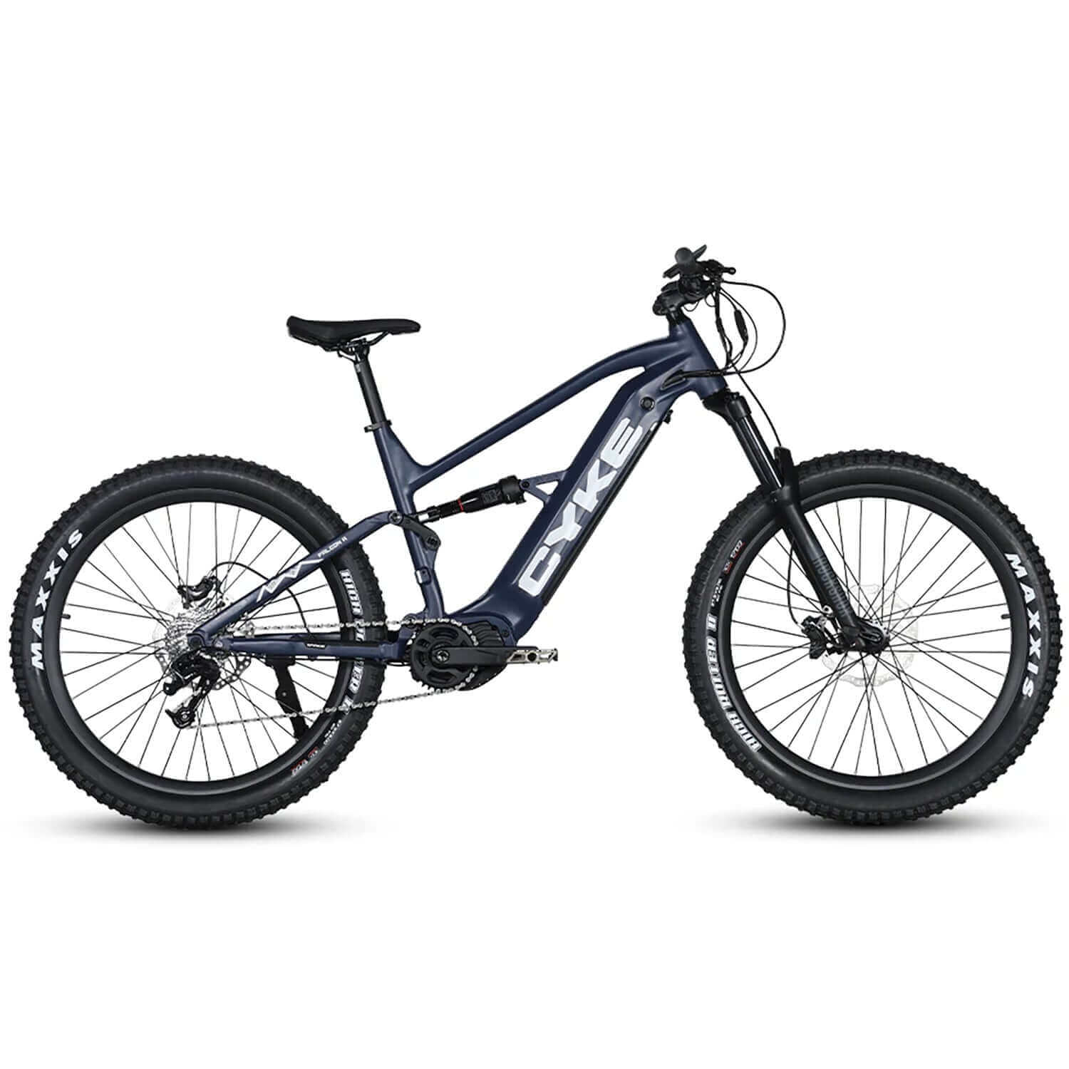 electric full suspension bicycle CYKE Falcon-A Full Suspension 750W Electric Bike – eBikeJoy!