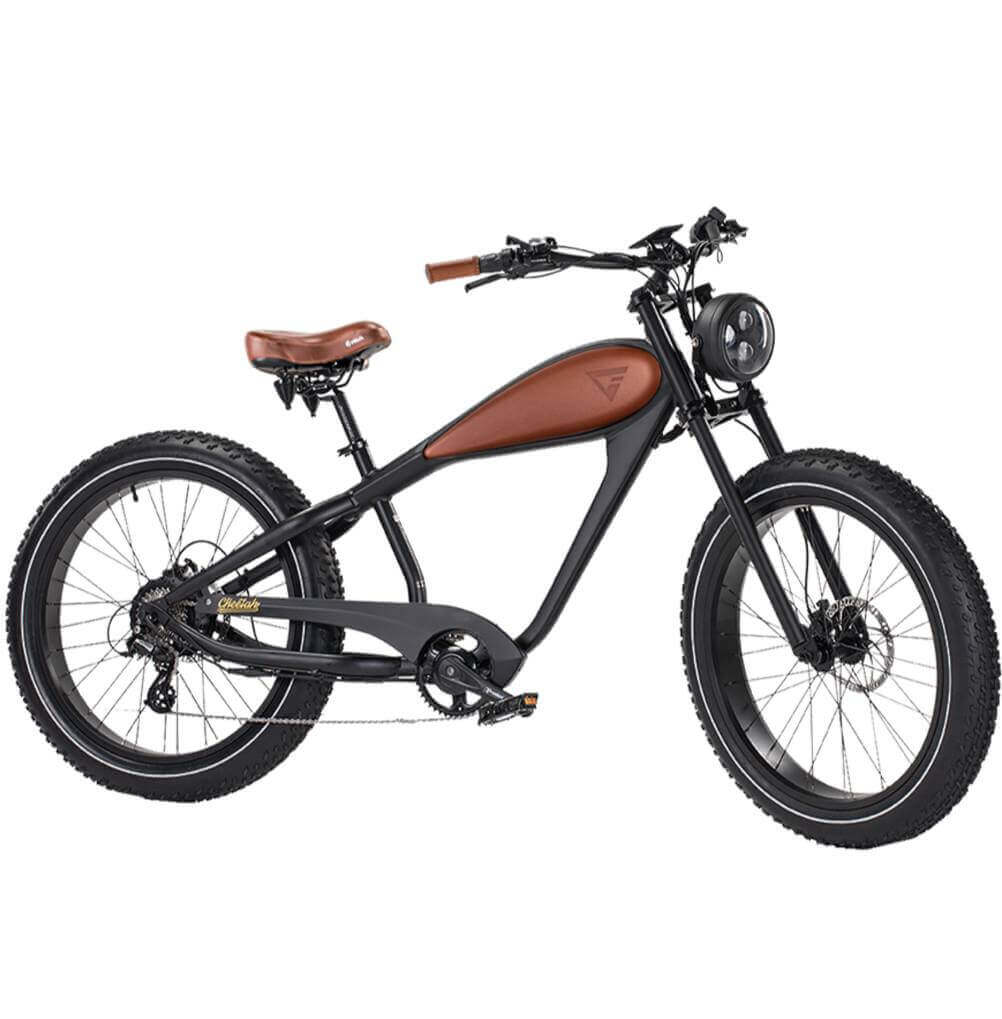 Ebike - Revi Cheetah Plus Cafe Racer 48V 750W Motorcycle E-Bike