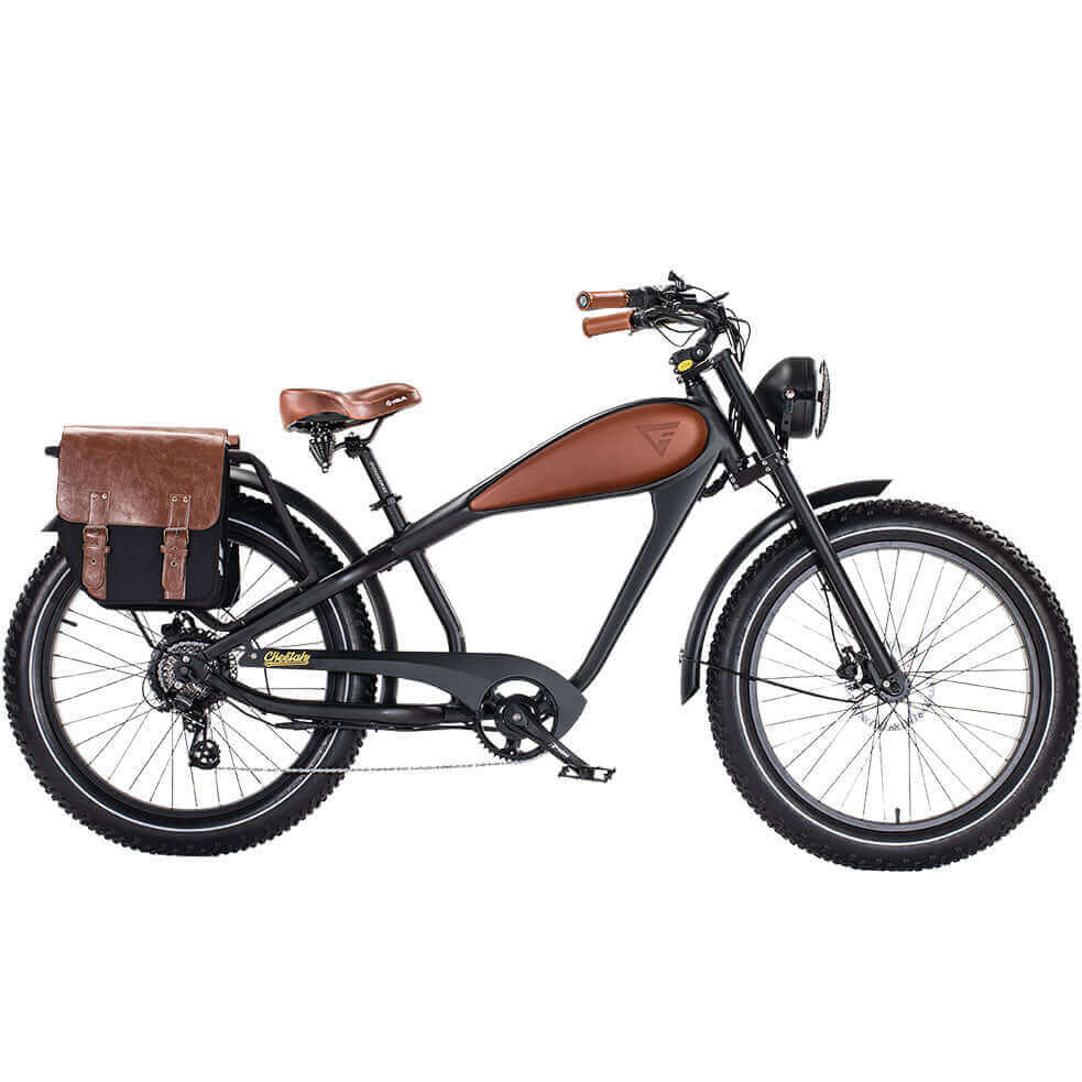 Ebike - Revi Cheetah Plus Cafe Racer 48V 750W Motorcycle E-Bike