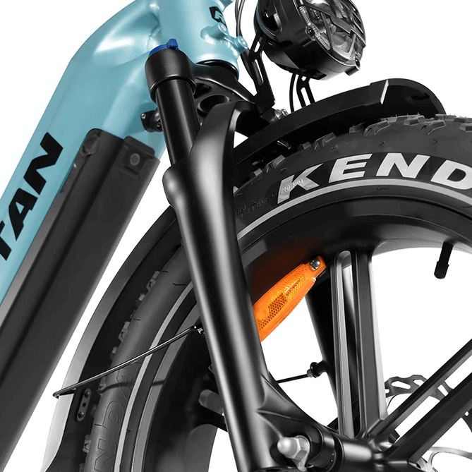 Rattan Pinus Low Step Fat Tire Foldable Electric Bike