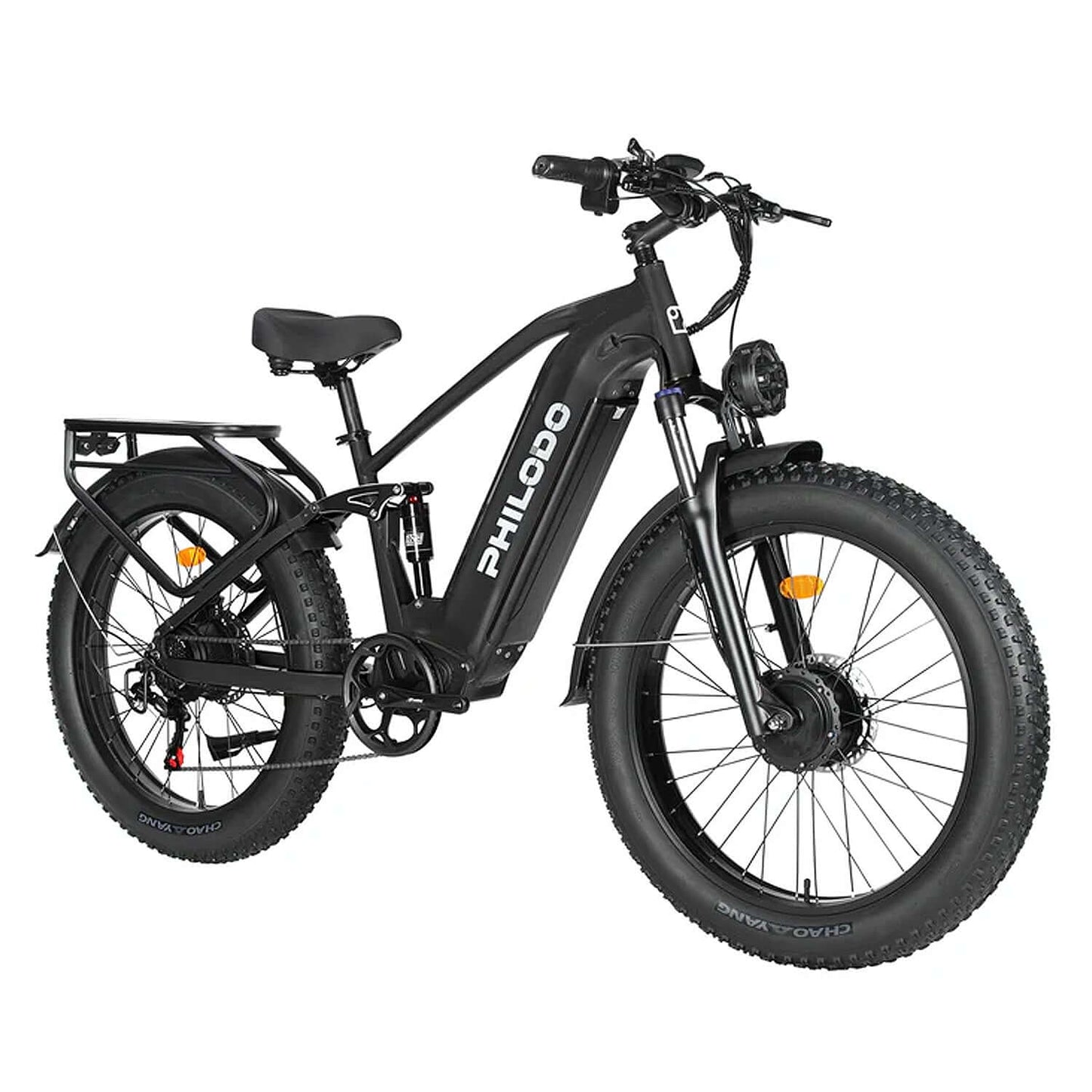 Philodo Falcon 60V 5000W dual motor electric bike with full suspension and fat tires.