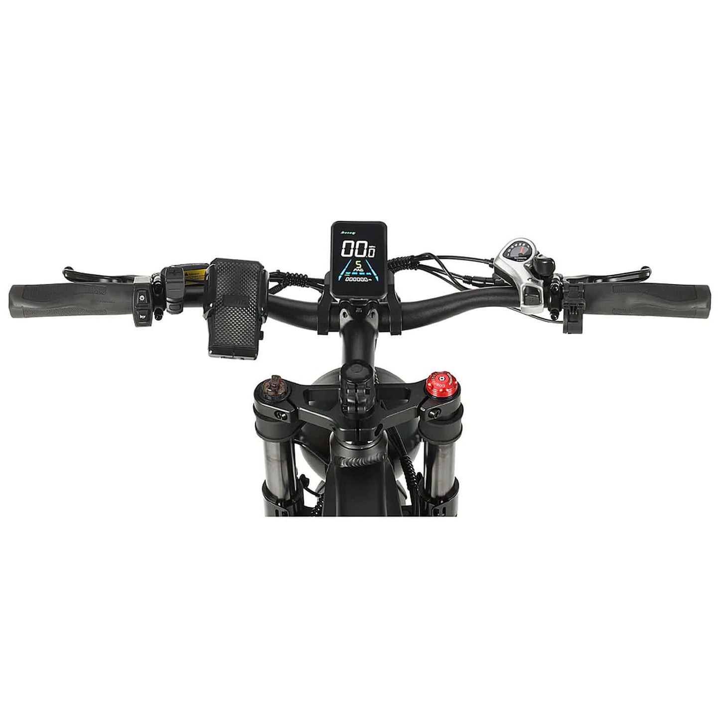 Philodo Hunter electric bike handlebars with display and controls for riding experience.