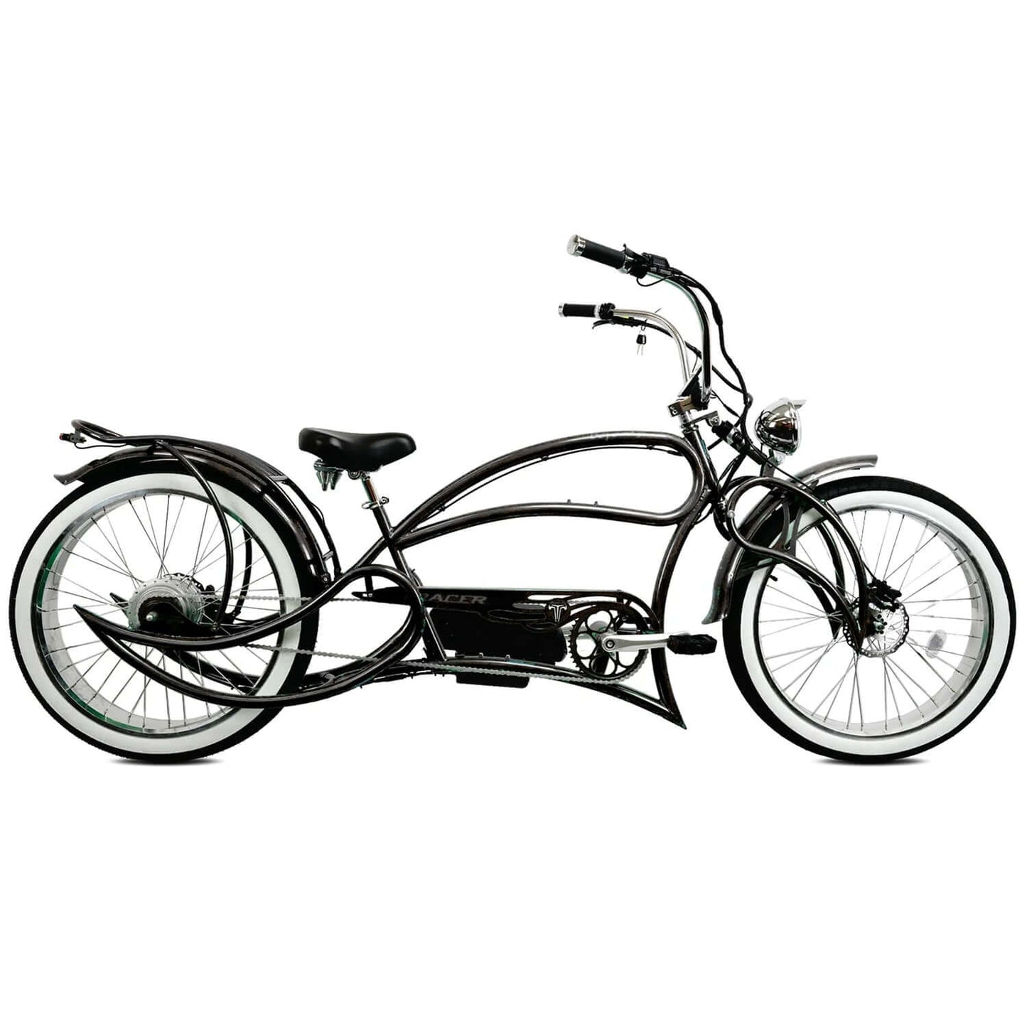Tracer Beyond Pro Classic Stretch Chopper Electric Bike with sleek design and powerful performance.