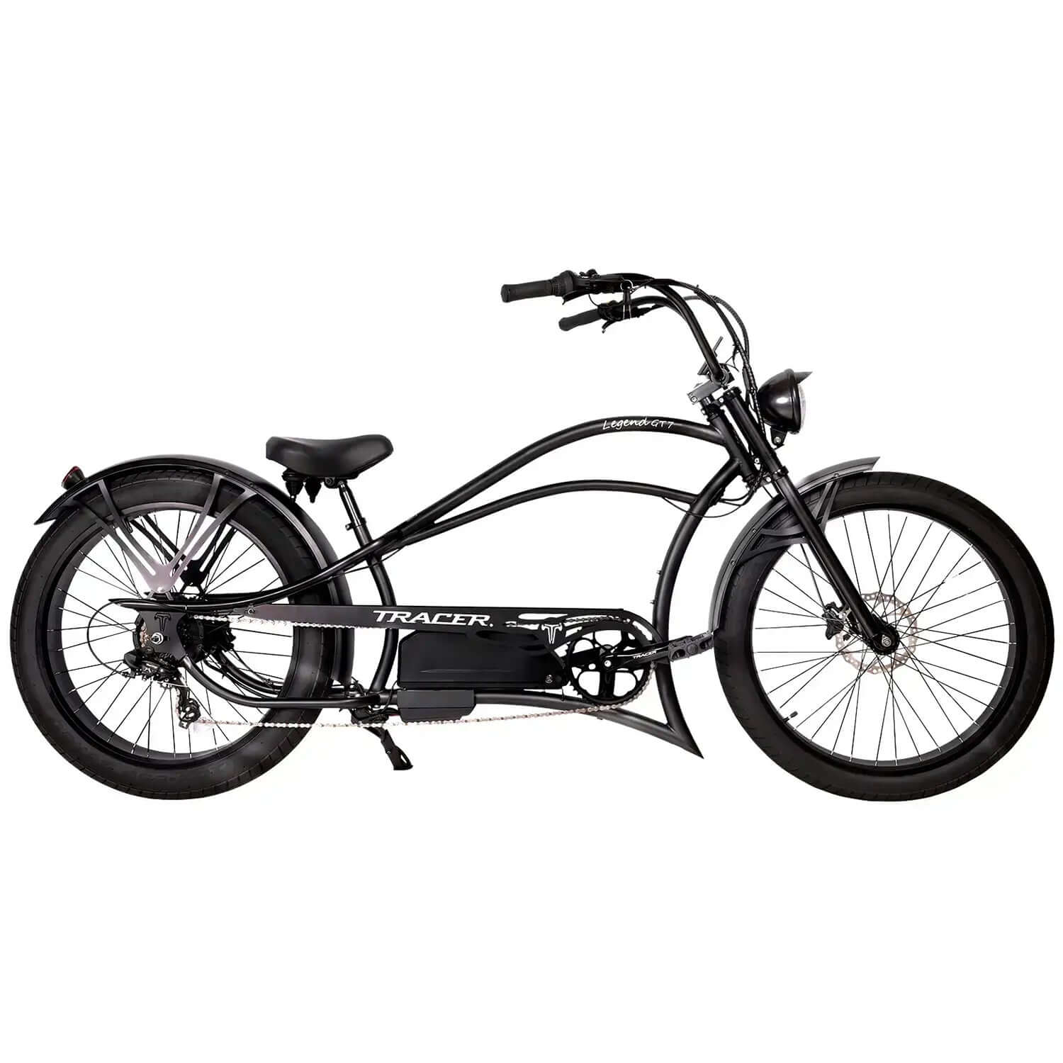 Tracer 1000W 48V Legend GT7 Chopper Stretch Cruiser Fat Tire Electric Bike Tracer 1000W 48V Legend GT7 Chopper Stretch Cruiser Fat Tire Electric Bike