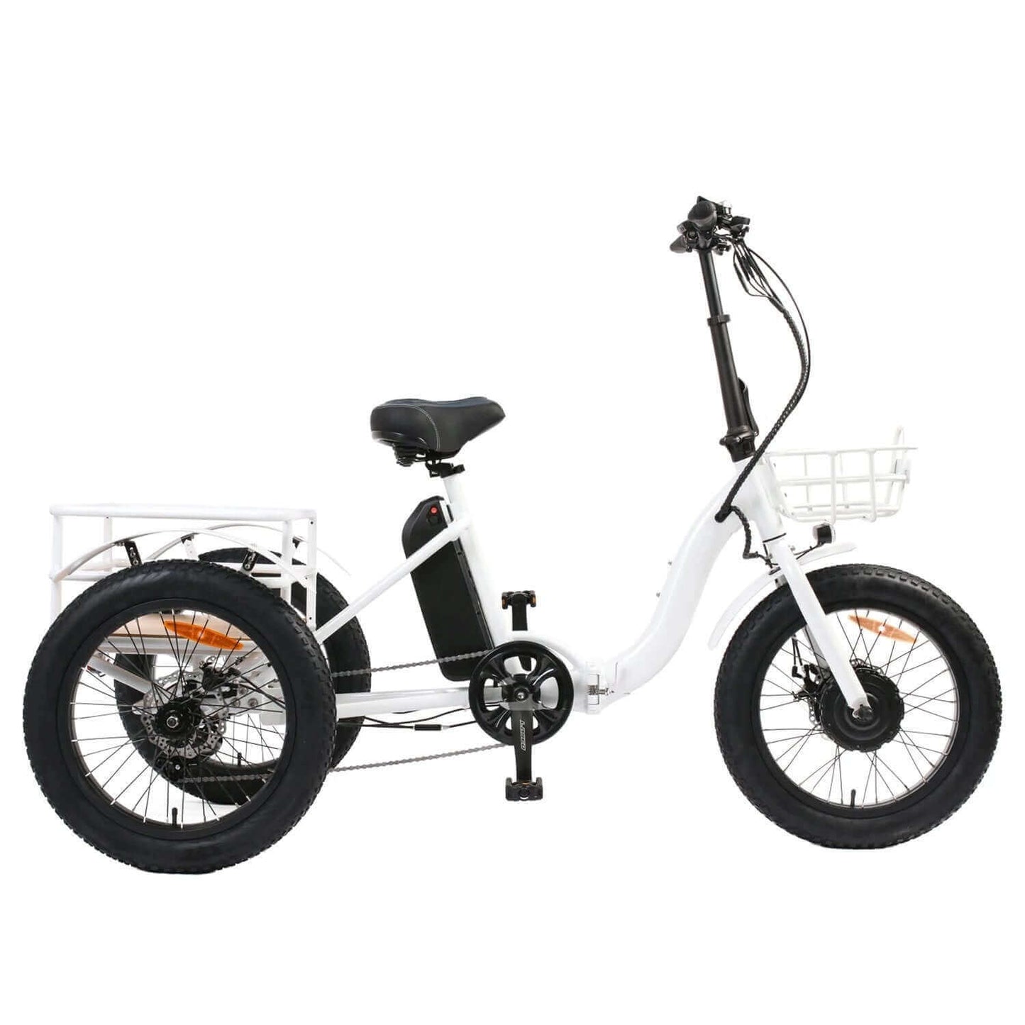 Ebike - Eunorau New-Trike 48V 500W Folding Cargo Electric Tricycle