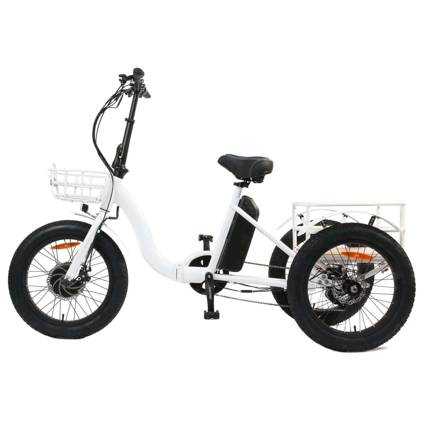 Ebike - Eunorau New-Trike 48V 500W Folding Cargo Electric Tricycle