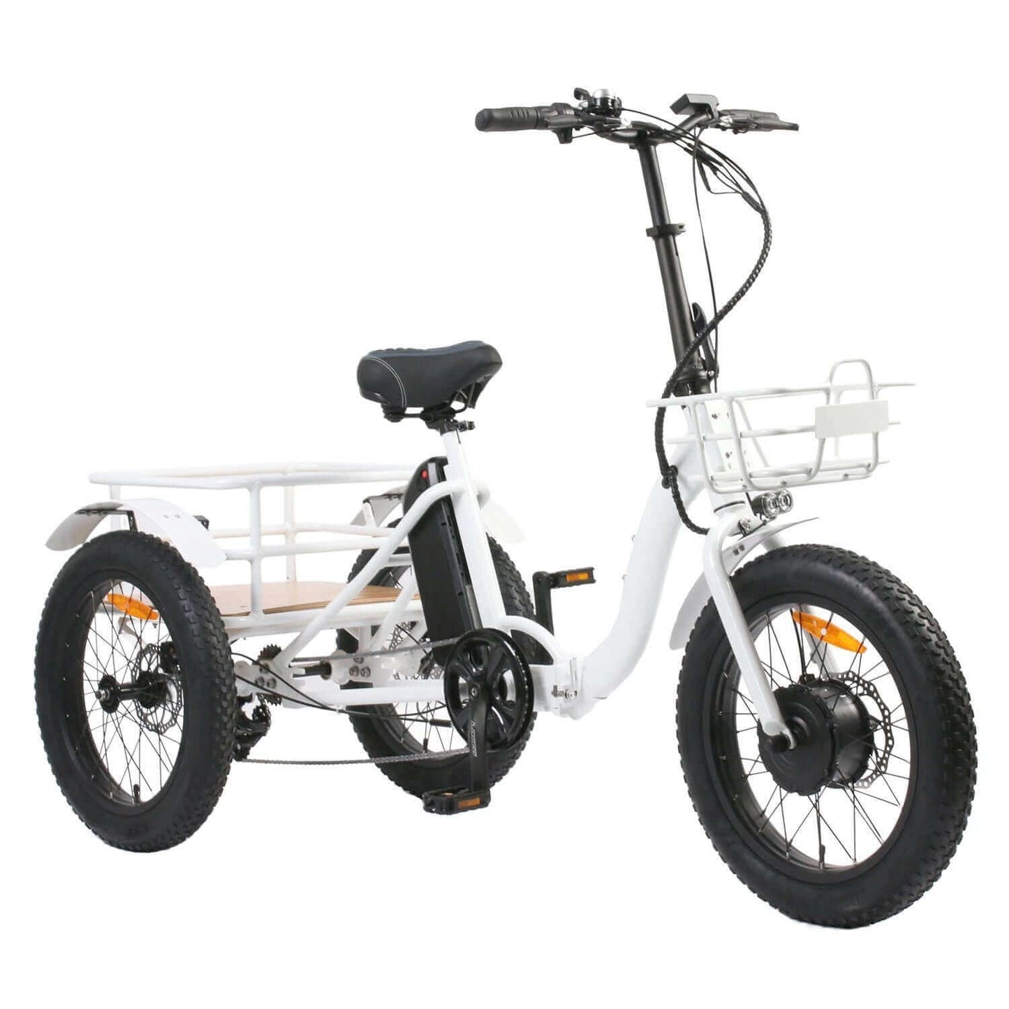 Ebike - Eunorau New-Trike 48V 500W Folding Cargo Electric Tricycle