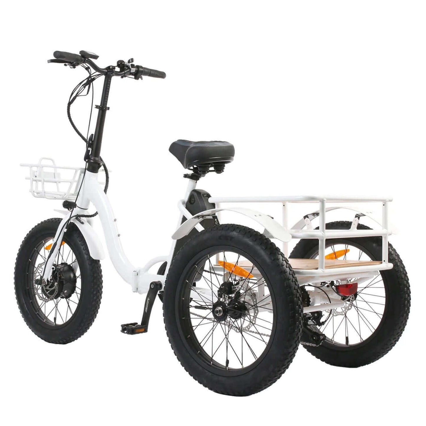 Ebike - Eunorau New-Trike 48V 500W Folding Cargo Electric Tricycle