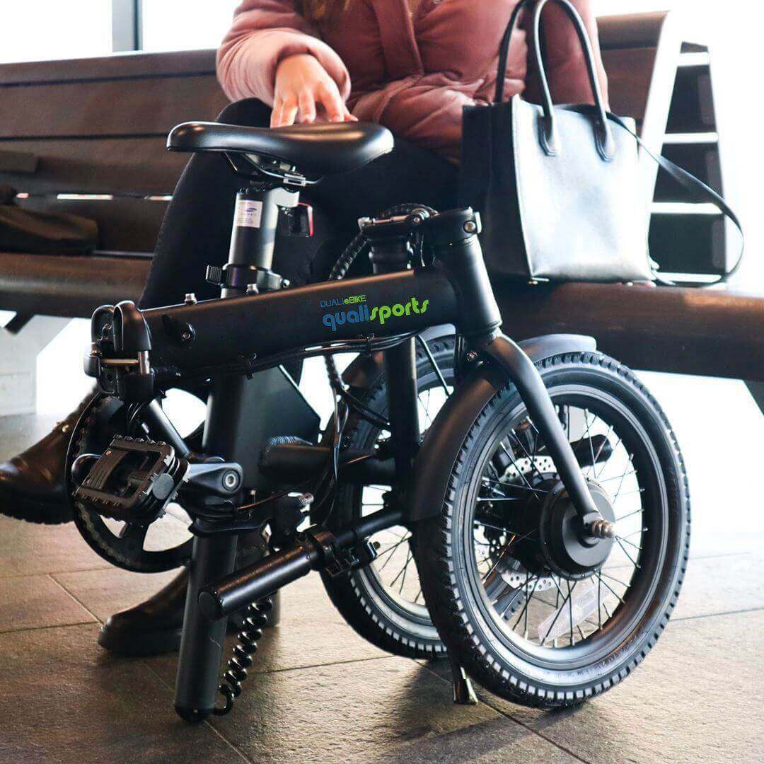 Ebike - Qualisports Nemo 36V 250W Folding Cruiser Electric Bike