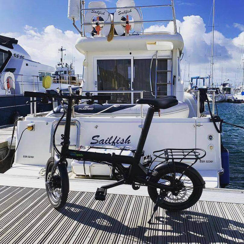 Ebike - Qualisports Nemo 36V 250W Folding Cruiser Electric Bike