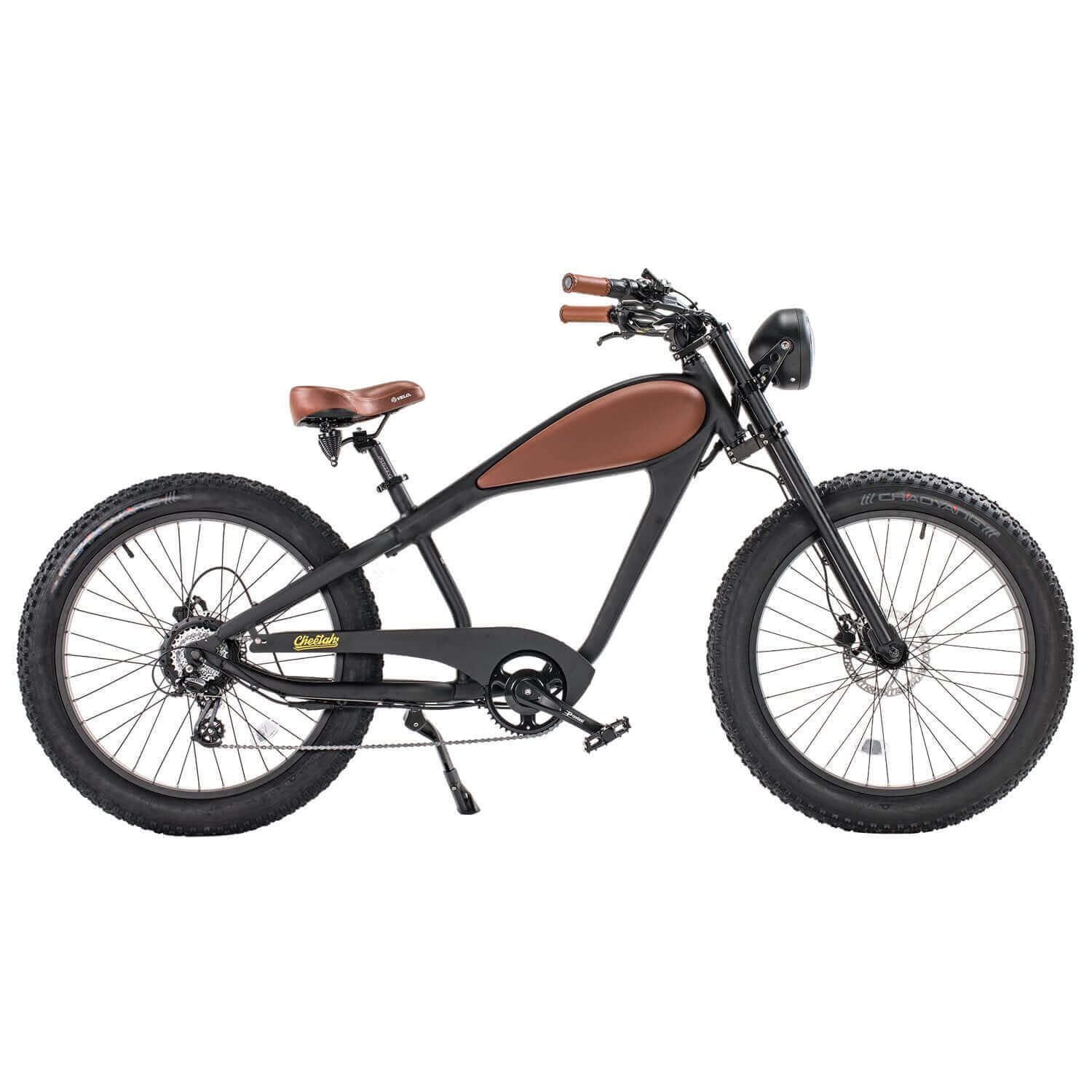 cafe racer electric bicycle Revi Bikes Cheetah Cafe Racer, Black / 48V 13Ah