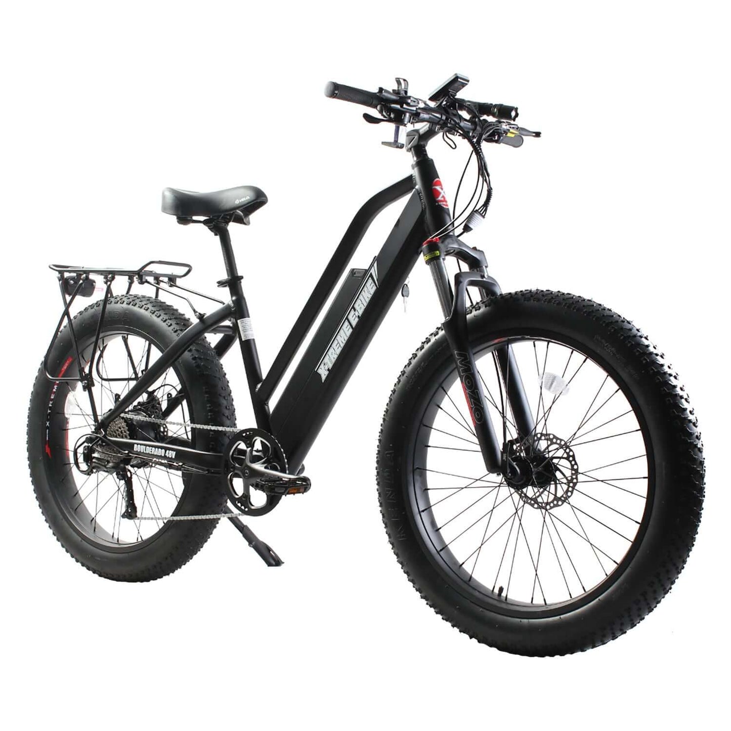 Ebike - X-Treme Boulderado 48V 500W Fat Tire Low Step Mountain Electric Bicycle