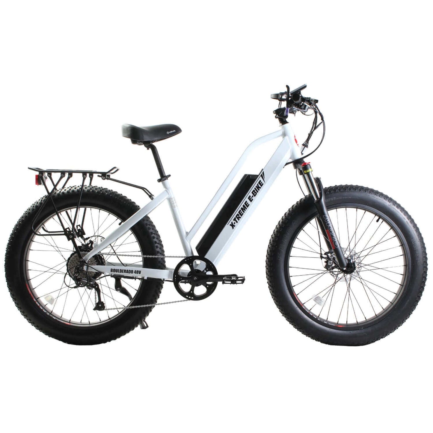 Ebike - X-Treme Boulderado 48V 500W Fat Tire Low Step Mountain Electric Bicycle