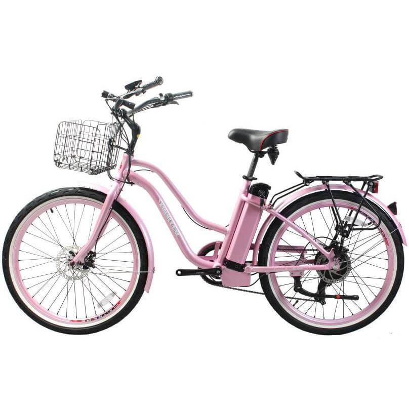 Ebike - X-Treme Malibu Elite 350W Step Through Beach Cruiser Electric Bike