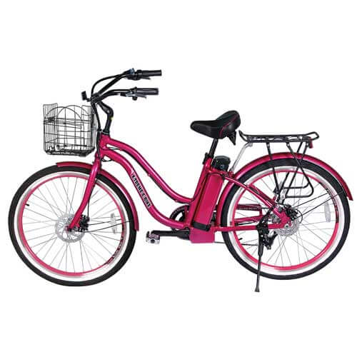 Ebike - X-Treme Malibu Elite Step Through Beach Cruiser Electric Bike