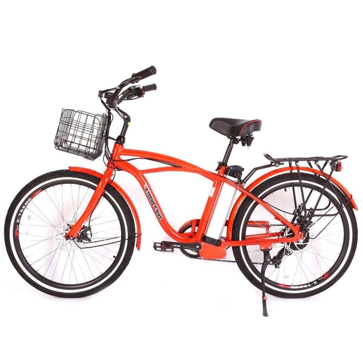 Ebike - X-Treme Newport Elite 300W / 350W Beach Cruiser Electric Bike