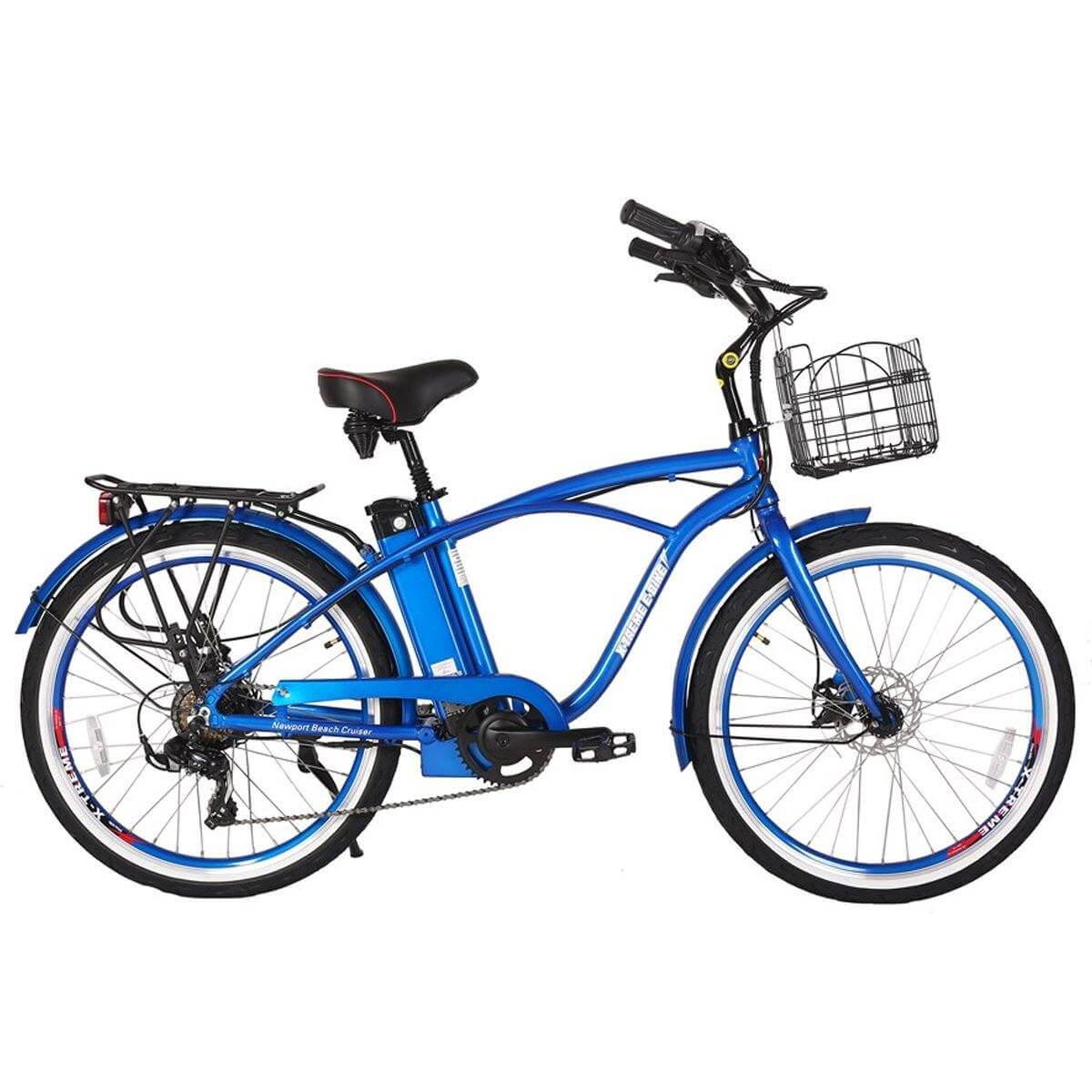 Ebike - X-Treme Newport Elite 300W / 350W Beach Cruiser Electric Bike