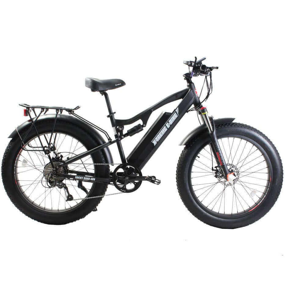 X-Treme Rocky Road 48 Volt Fat Tire Electric Mountain Bicycle