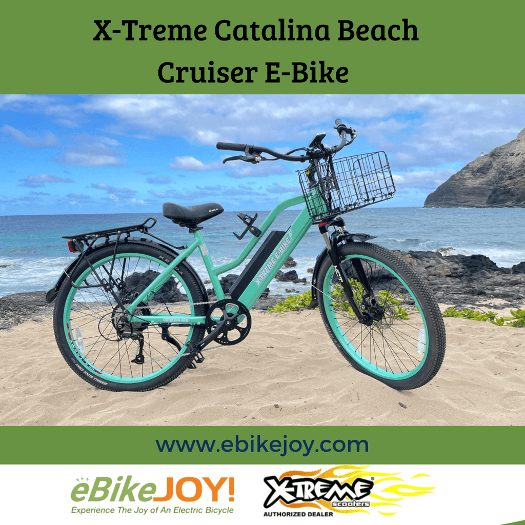 X-Treme Catalina Beach Cruiser Electric Bike