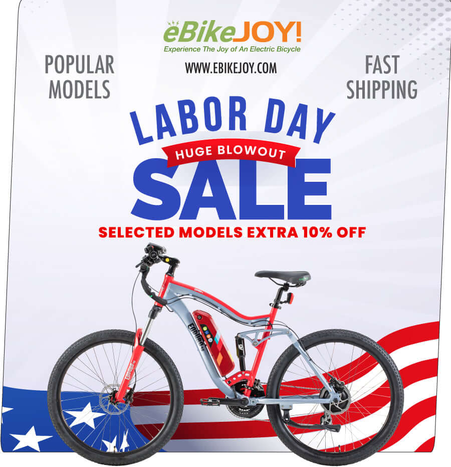 Labor Day Sale on Popular E-Bike, Scooters, and Trikes