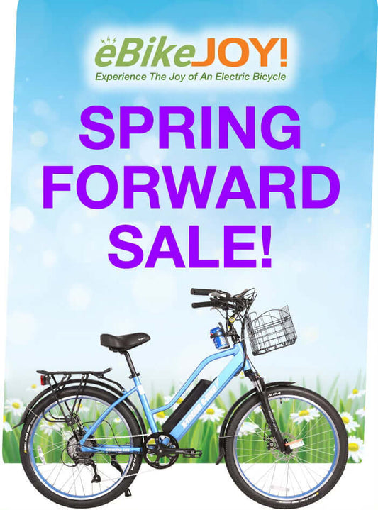 Spring Forward Sale on Selected Brand E-Bike, Scooters & Trike Models!