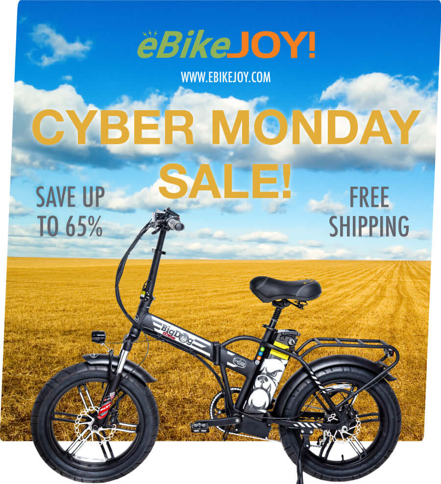 Cyber Monday Sale on Selected Electric Bikes, Trikes, and Scooters