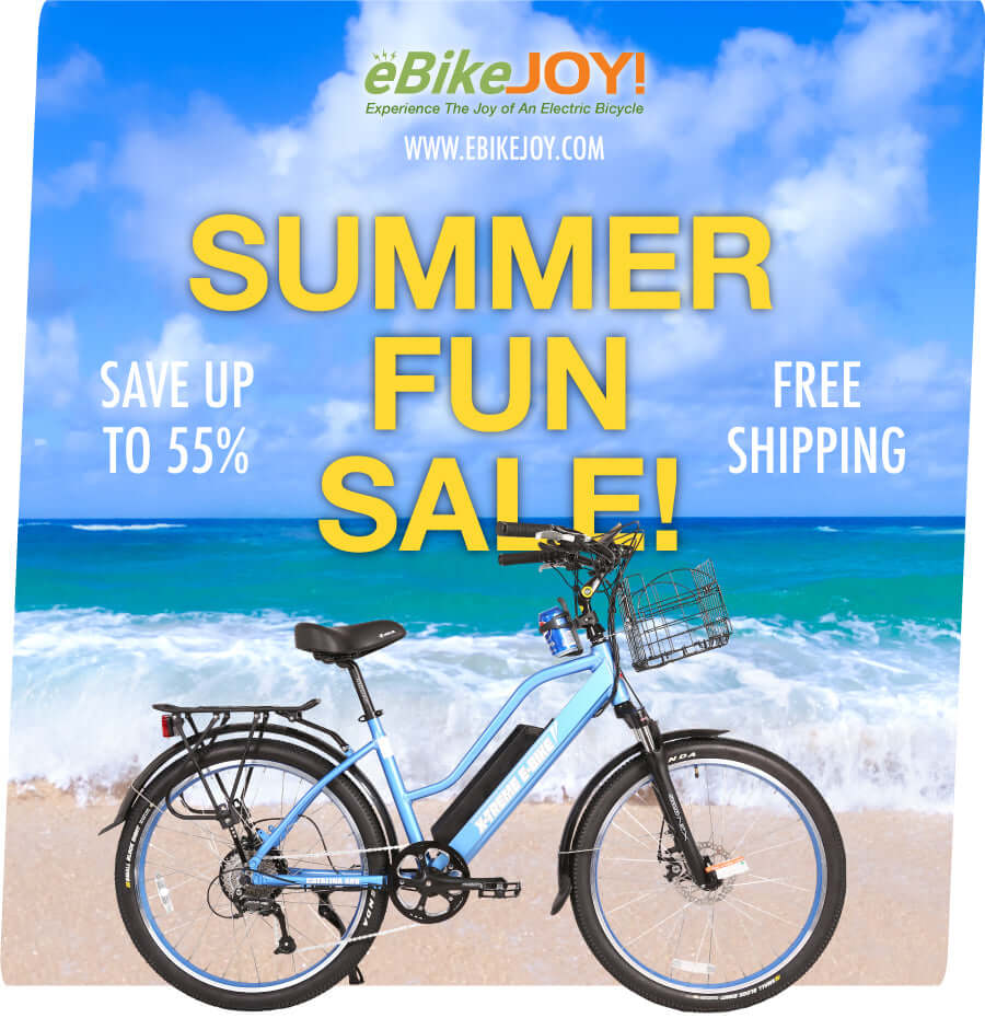 Still Time to Save During Summer Fun Sale on E-Bikes Now