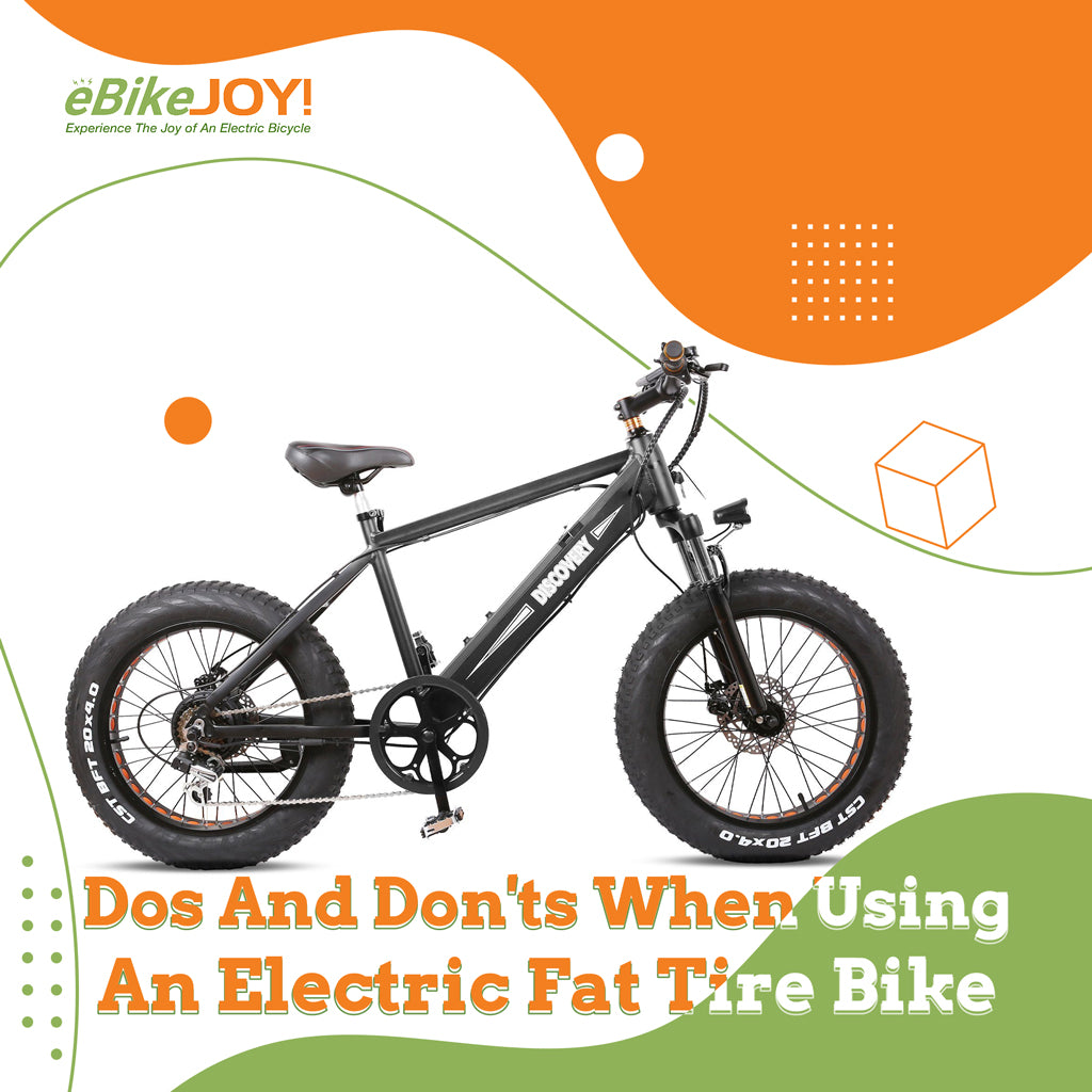 Do’s And Don'ts When Using An Electric Fat Tire Bike
