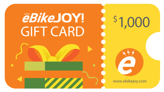 Last Minute Shopper? Electric Bike Gift Card!