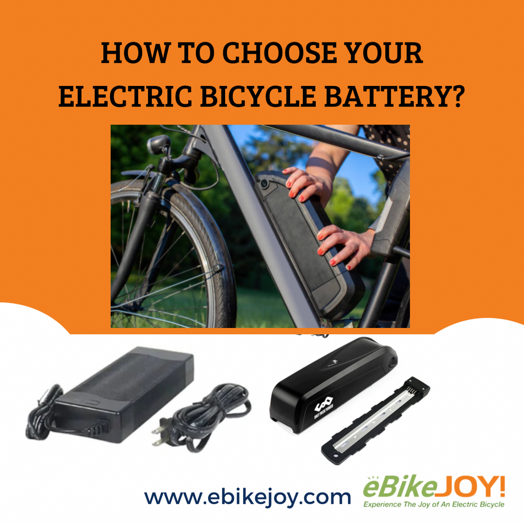 How To Choose Your Electric Bicycle Battery