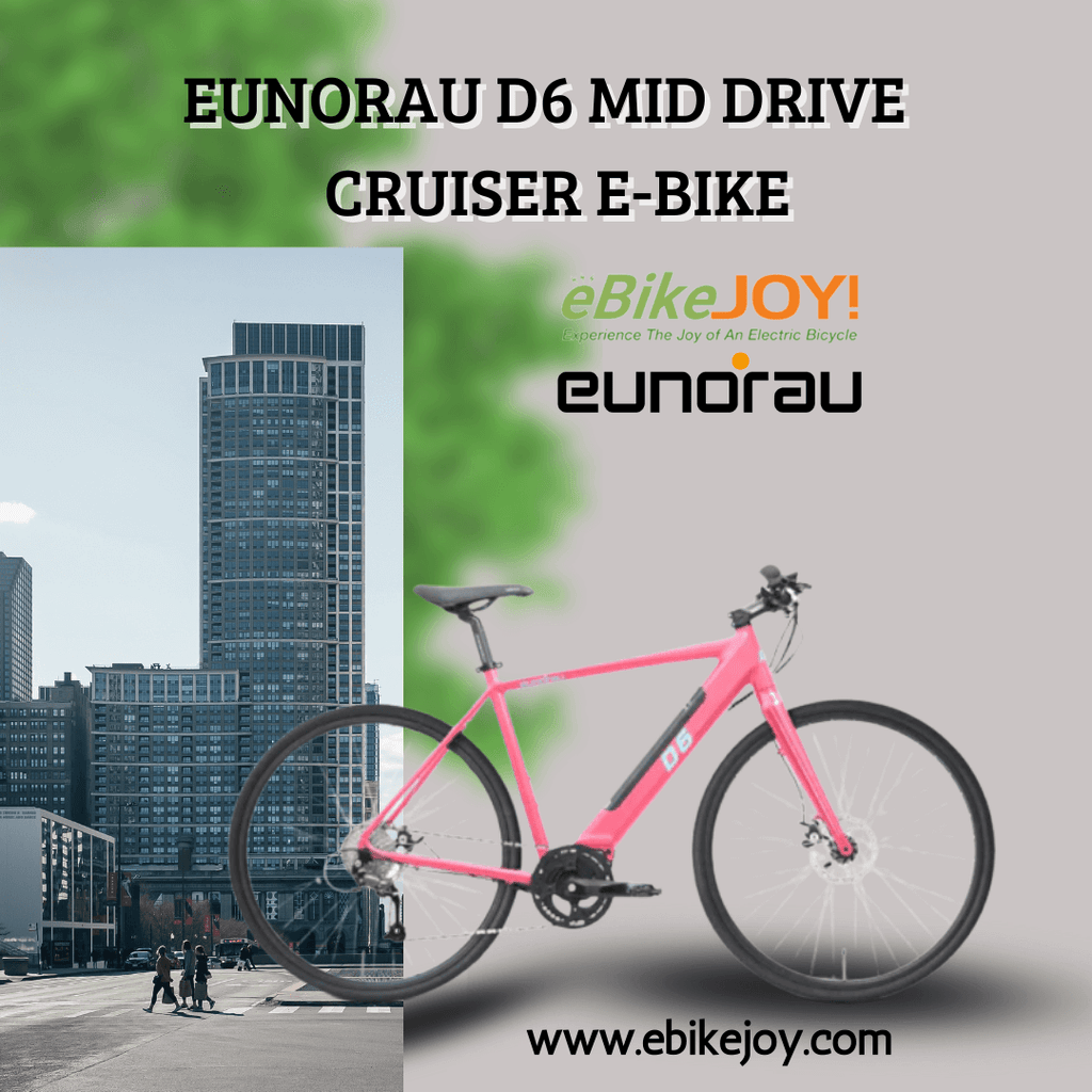 Eunorau D6 Mid Drive Cruiser E-Bike