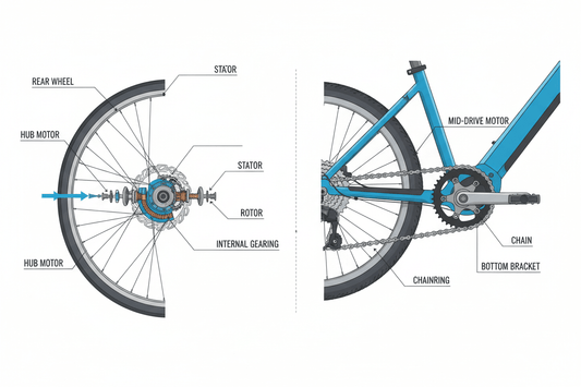 Mid-Drive vs. Hub Motor E-Bikes: Which Should You Buy?