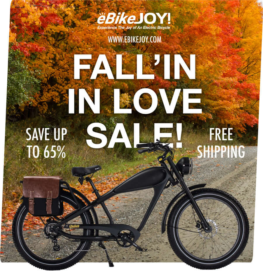 Fall'In In Love Sale on Selected Brand E-Bikes, Scooters & Trikes!