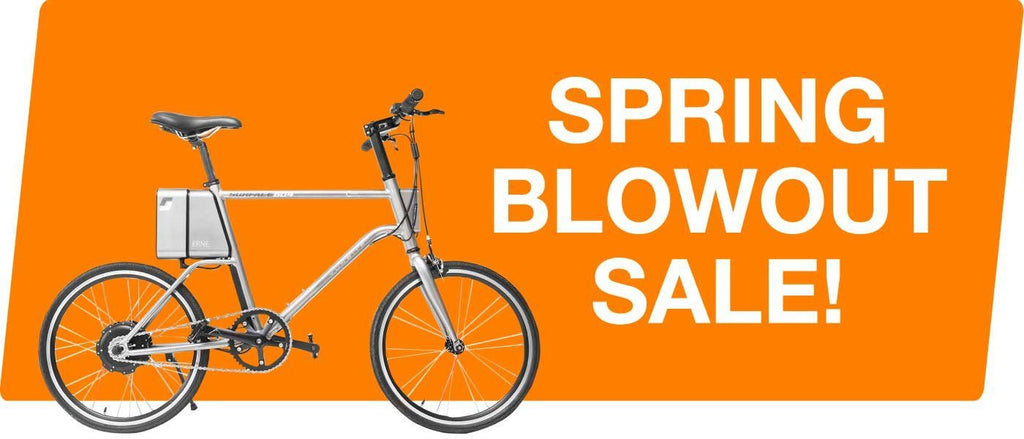 Spring Blowout Sale on Electric Bikes!