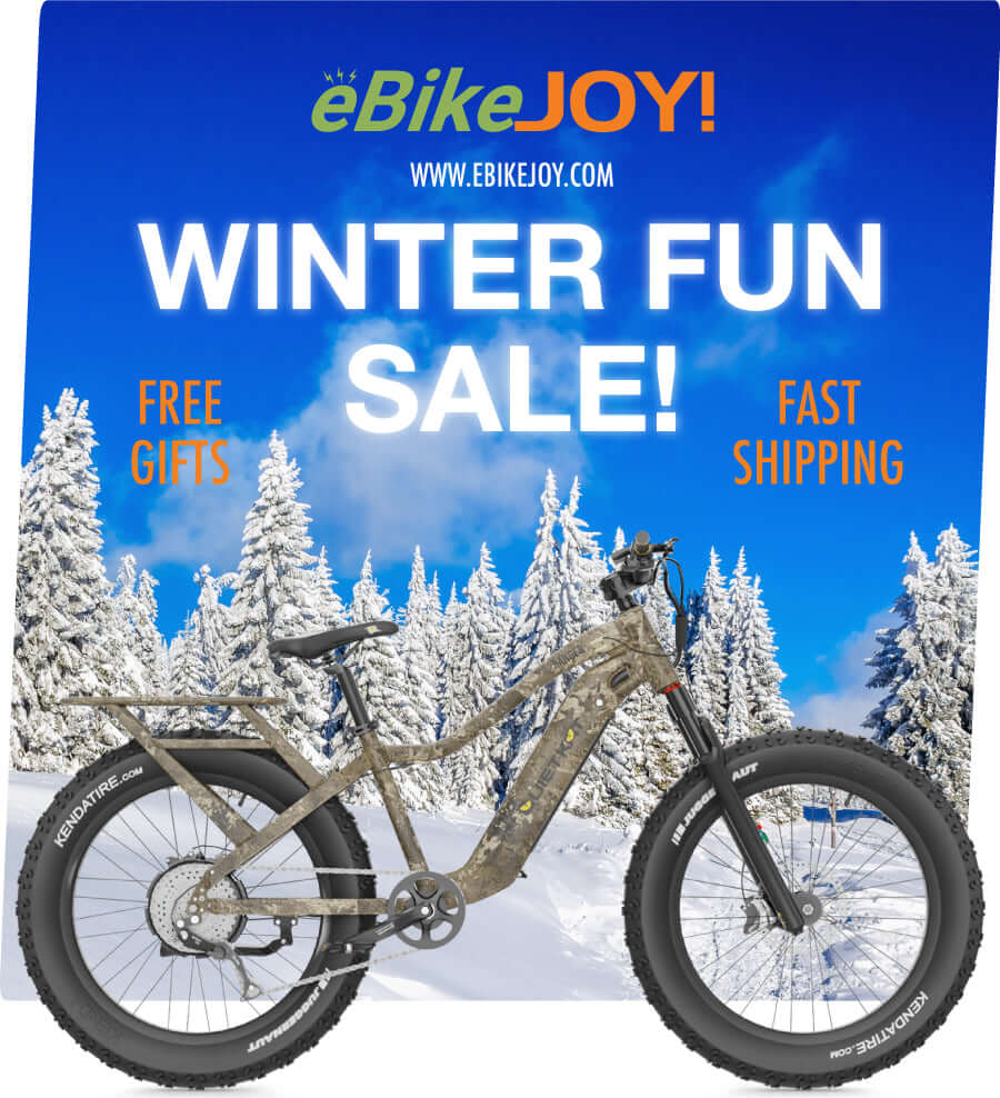 Winter Fun Sale on Electric Bikes, Trikes, and Scooters Almost Over!