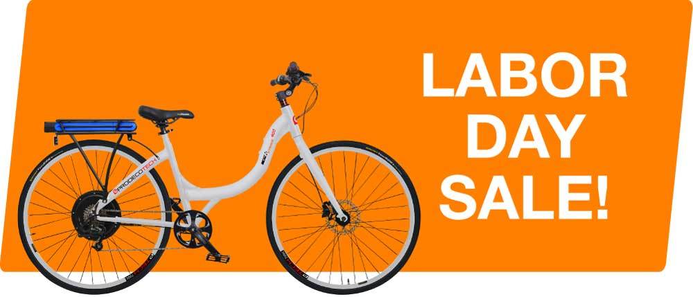 Labor Day Sale on Large Selection of E-Bike and Scooters!