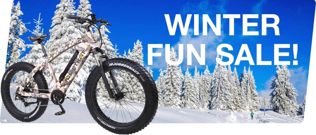 Winter Fun Sale on Electric Bikes and Scooters
