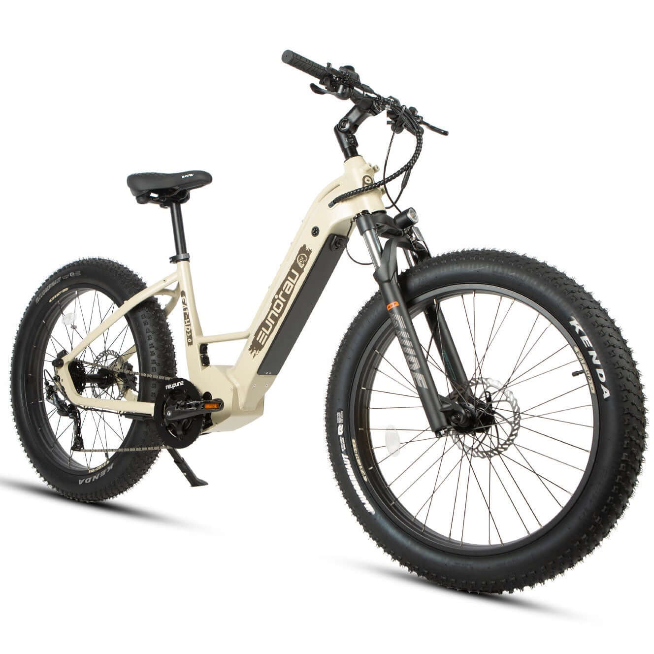Electric bike on a white background