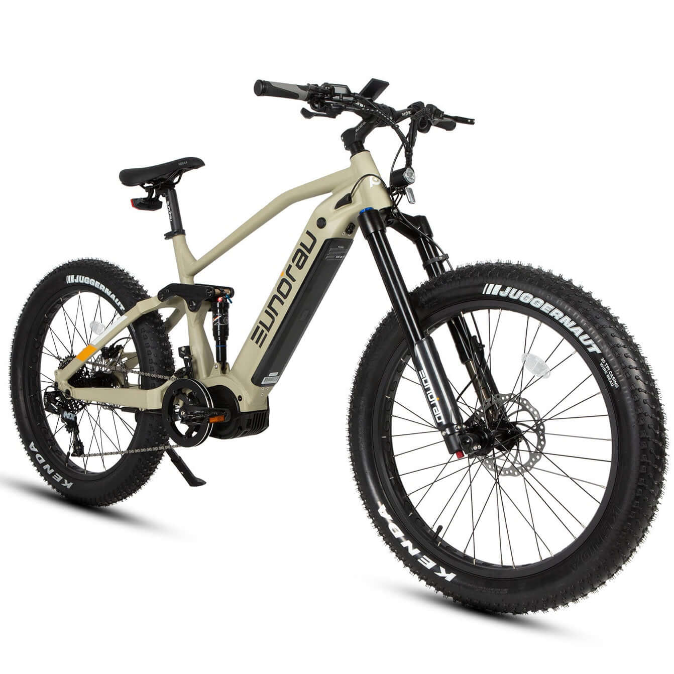Electric bike with 'Bullitt' branding on a white background