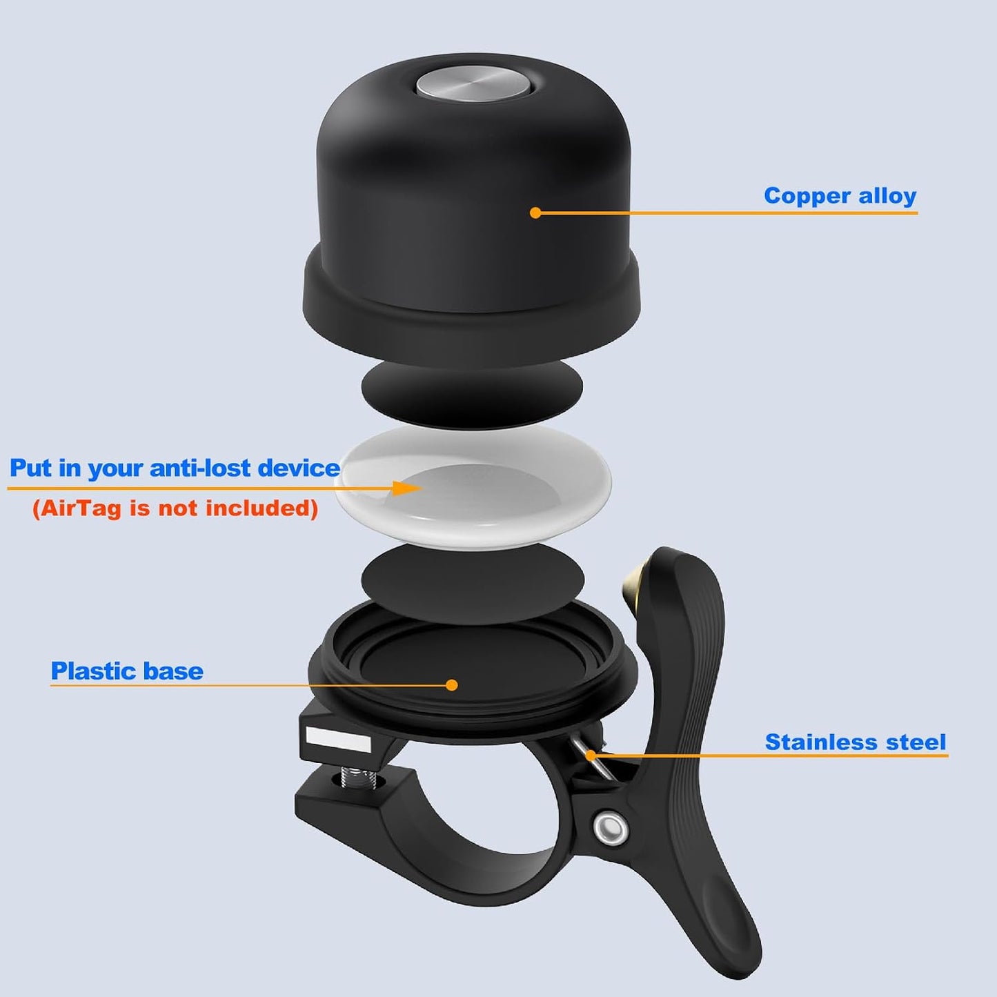 Bicycle Bell for AirTag