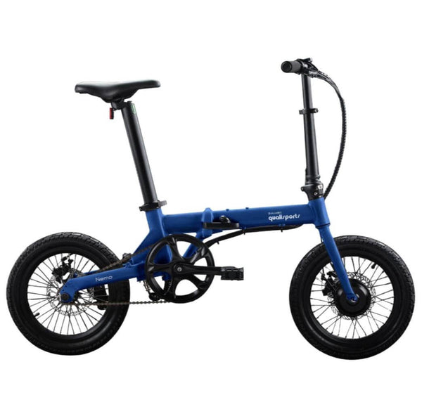 Ebike - Qualisports Nemo Beach Cruiser Folding Cruiser Electric Bike