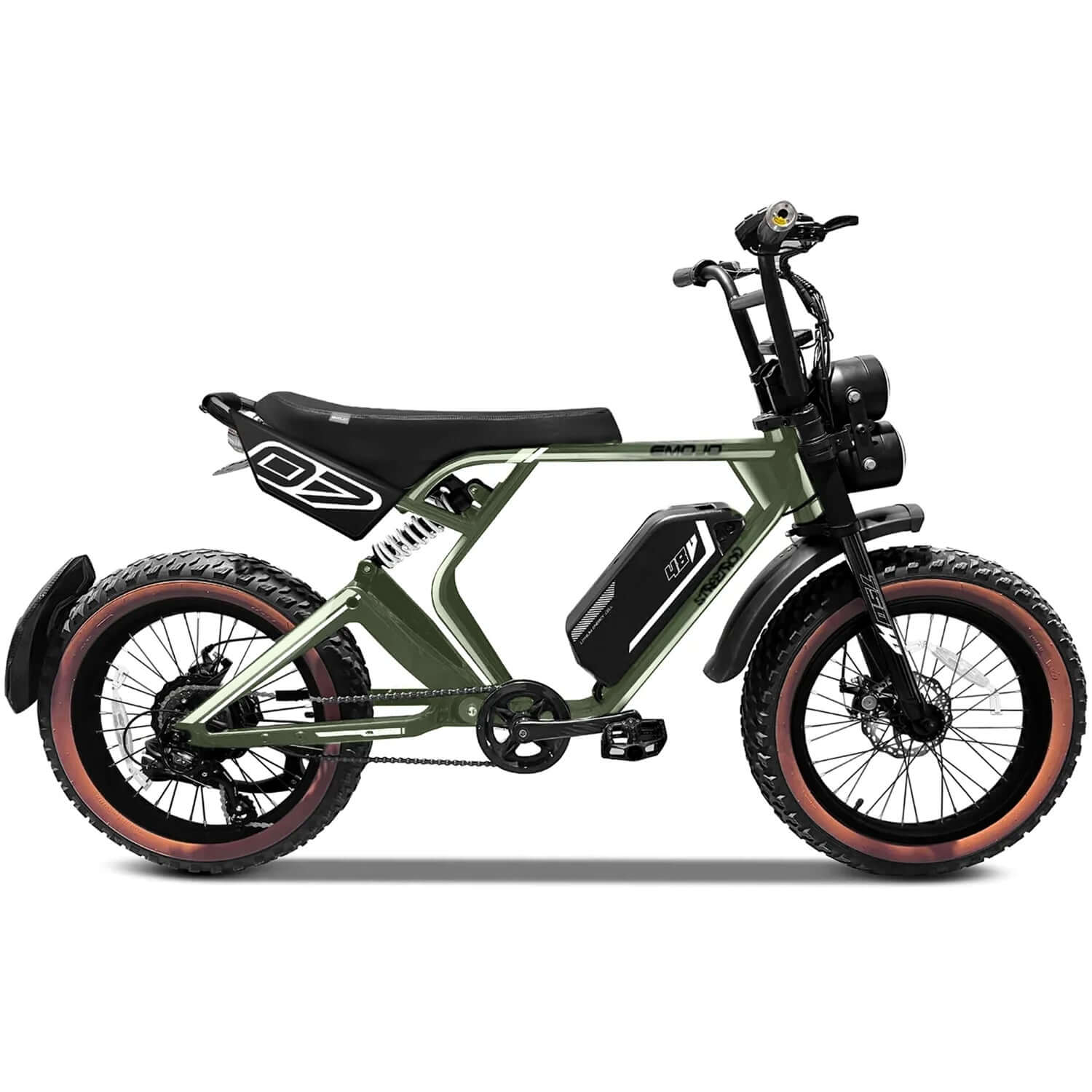 48 volt electric bicycle Emojo Streetrod 48V 750W Fat Tire Electric Bike Now – eBikeJoy!