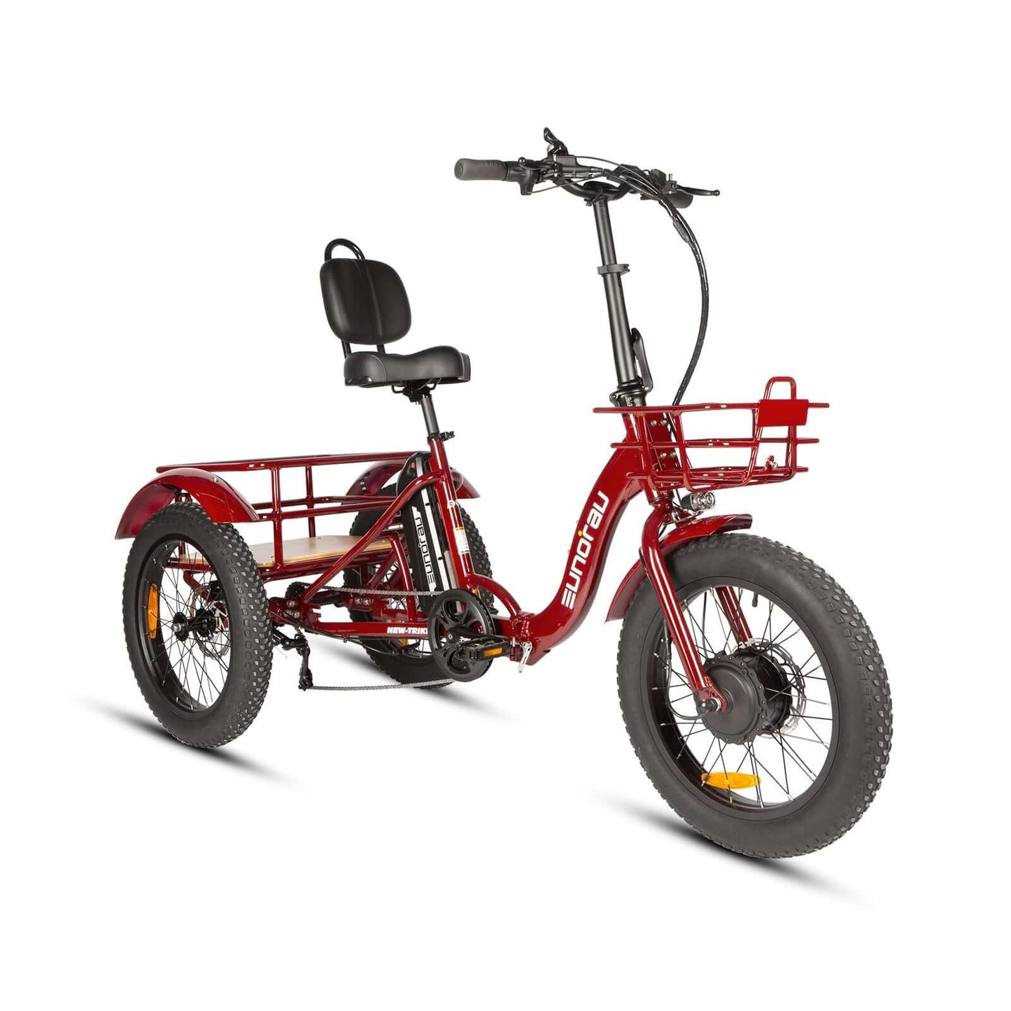 Eunorau New-Trike Folding Fat Tire Cargo Electric Tricycle