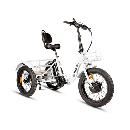 Eunorau New-Trike Folding Fat Tire Cargo Electric Tricycle