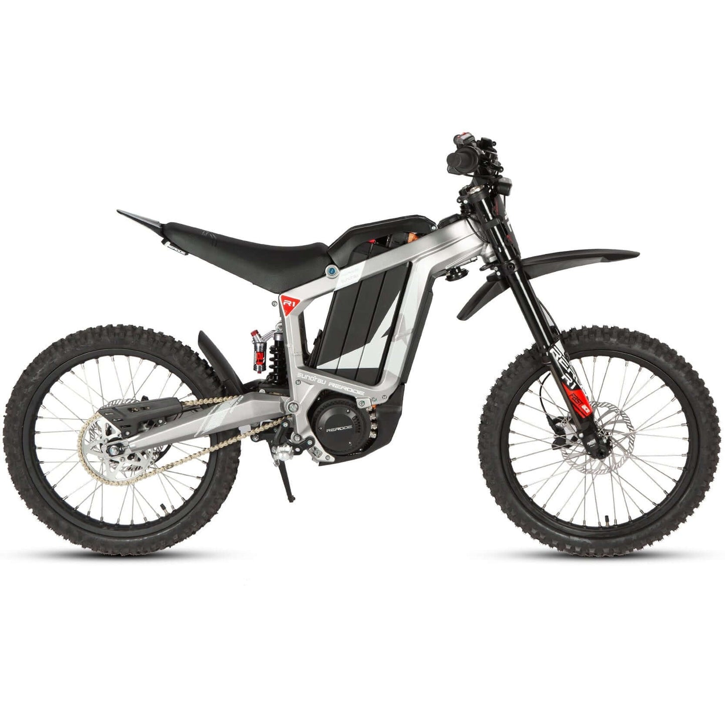 Electric bike on a white background