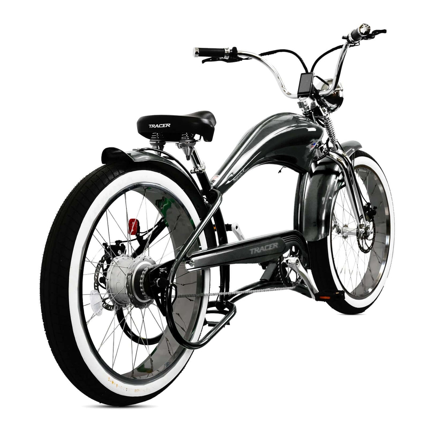 Tracer Twenty5 DS Dual Springer Chopper Electric Bike