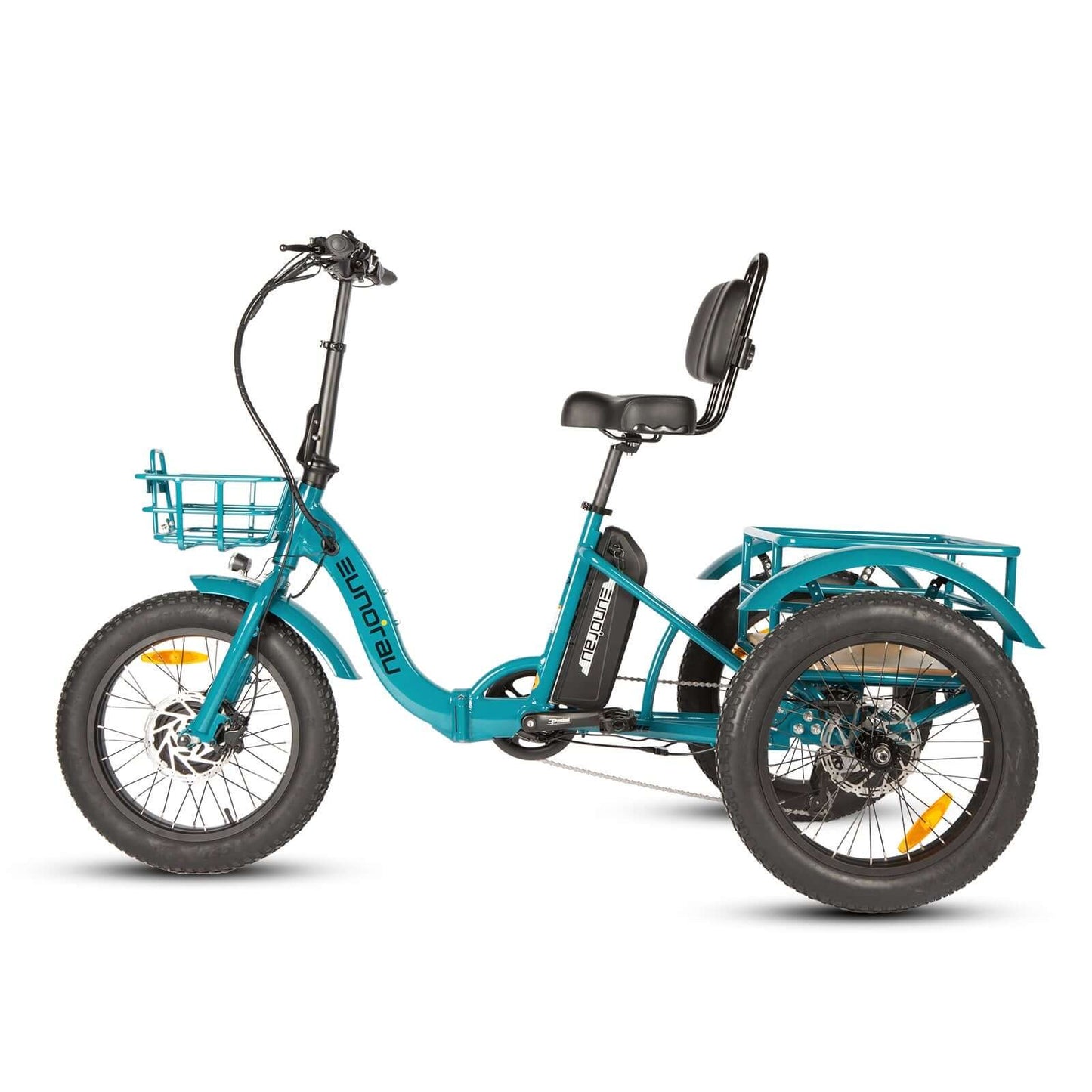 Eunorau New-Trike Folding Fat Tire Cargo Electric Tricycle