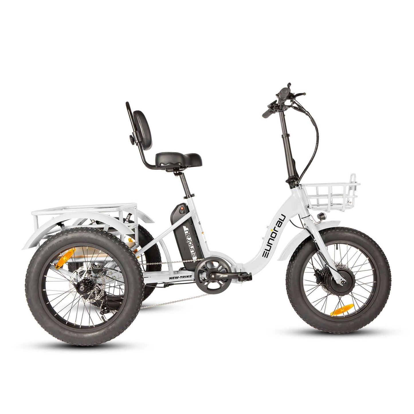 Eunorau New-Trike Folding Fat Tire Cargo Electric Tricycle